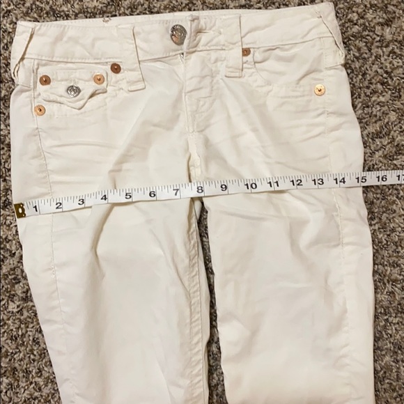 True Religion size 24 white good condition - Picture 6 of 6